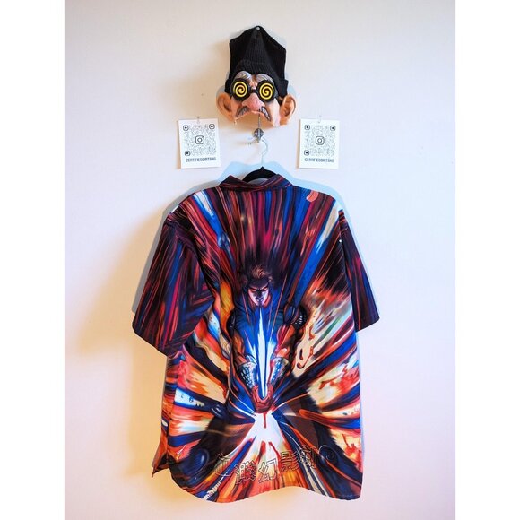 Y2K Sword Button-Up - Baggy Medium - Picture 2 of 2